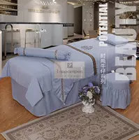 lanh bông phương pháp điều trị bông đẹp bedspread denim bedspread vẻ đẹp massage salon SPA bedspread - Trang bị tấm ra giường spa