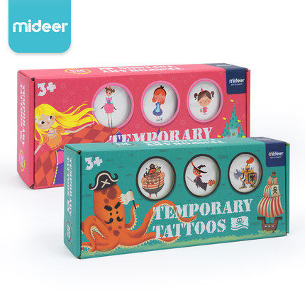 MiDeer Mi Deer Children's Tattoo Sticker Baby Nail Sticker Waterproof Durable Boy and Girl Arm Sticker Book