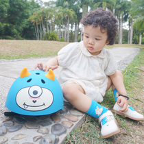 Qi Xiaobai childrens riding roller skating helmet adjustable size skates bicycle skateboard helmet breathable light