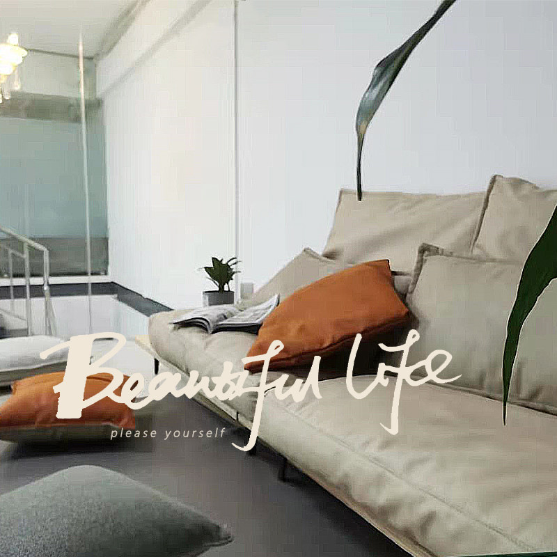 Sofa cloth cover leather set to make tatami down sofa Soft bag Design Lazy Wrap feel powerful by bag