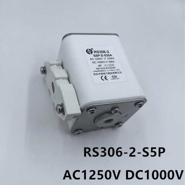 Zhongrong Fuse Rs306-2-S5P-630A700A-Dac1250V Dc1000V Fast New Energy Base