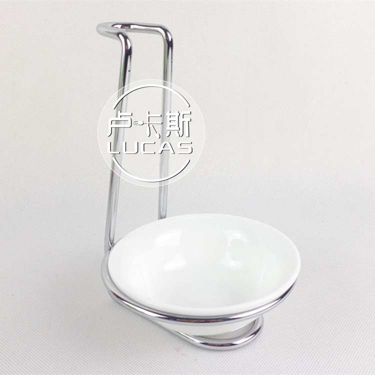 Thép không gỉ lẩu súp muỗng canh kệ vỏ súp muỗng giữ khay giá bếp bộ đồ ăn lồng lồng giá - Đồ ăn tối đĩa giấy dùng 1 lần
