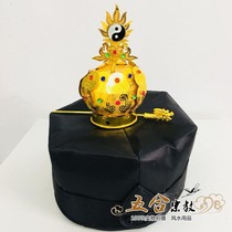 Taoist Paraphernalia Goods Positive One Cap Hexagonal Cap Dax Cap Five Old Crown Flame Crown Metal Lotus Road Cap