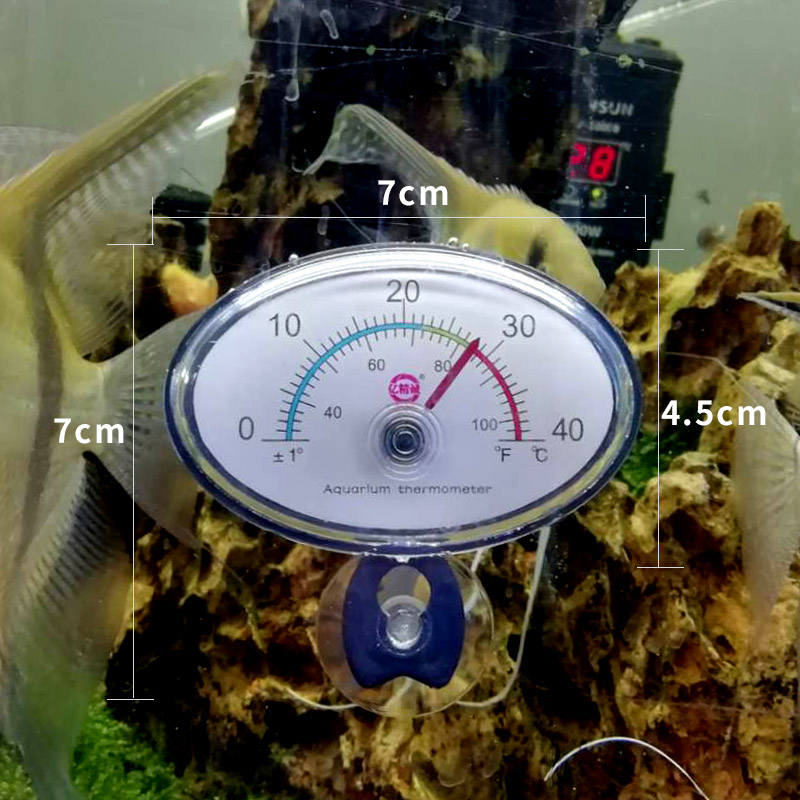[USD 9.63] Aquatic thermometer aquarium watch fish use temperature