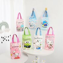 Japanese cute canvas Pacha Dog Kulomi portable water cup thermos cup umbrella milk tea storage canvas handbag