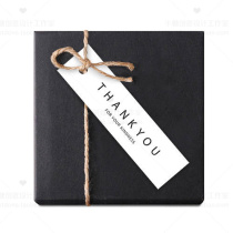 Spot thank you tag Gift box tag Thank you tag Universal tag Packaging tag 3*9cm