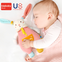 Soothing towel baby can be imported to soothe the doll 0-1 year old baby sleep artifact can bite the hand puppet plush toy