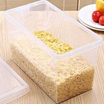 Refrigerator storage box rectangular drawer egg box food freezer kitchen storage V fresh plastic storage