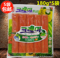 Korean Korean star food can Laimei crab meat crab stick instant simulated crab stick hand tear crab roar crab stick 180g