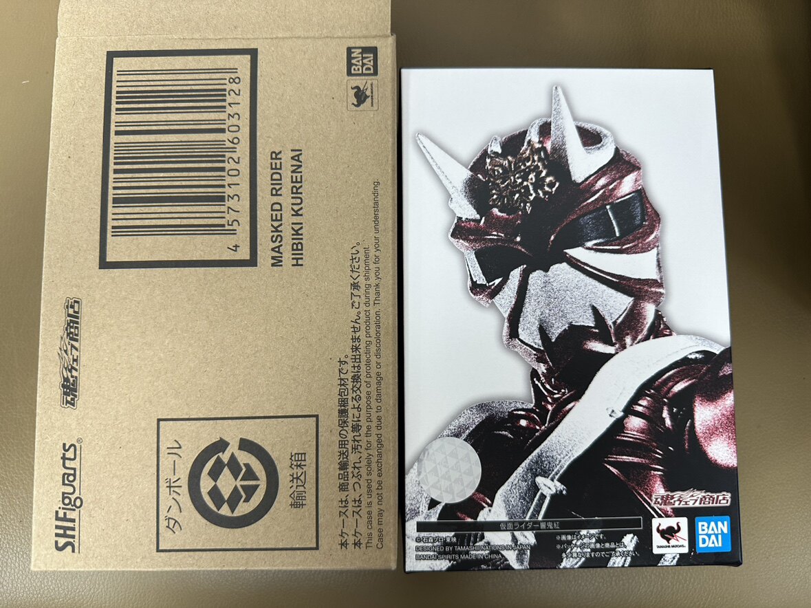 HlBlKl JAPAN （全新港版現貨shf 假面騎士HlBlKl KURENAl 響鬼紅真骨雕 