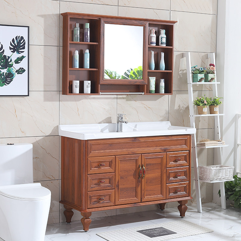 Simple modern bathroom cabinet combination Floor-to-ceiling powder room Wash basin sink sink washbasin basin bath cabinet