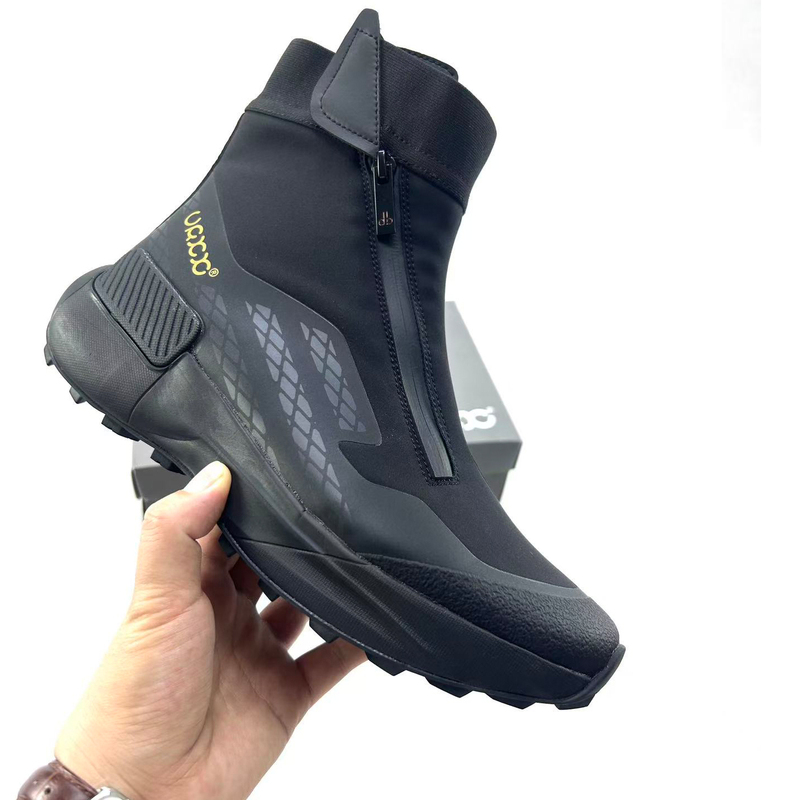 Vrkk New Autumn and Winter Outdoor Professional Multi-Terrain Trail Running Shoes with Zipper for Quick on and Off, Rubber Outsole, Soft, Elastic and Non-Slip Vrkk New Autumn and Winter Outdoor Professional Multi-Terrain Trail Running Shoes with Zipper for Quick on and Off, Rubber Outsole, Soft, Elastic and Non-Slip