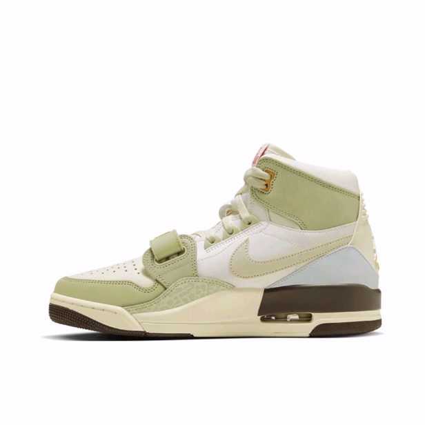 Jordan Legacy312"Yearoftherabbit"Cny Year of the Rabbit High-Top Kidsren's Basketball Shoes Beige Green