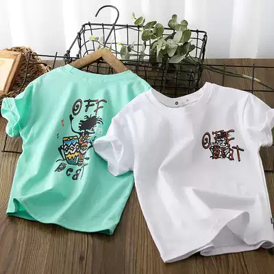 Special price 19 9 yuan ~ boys short sleeve summer clothes thin 2020 new parent-child Korean version of foreign style jacket stretch sweat