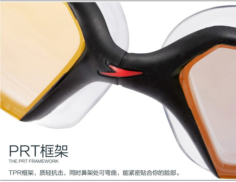 Kính râm Speedo hộp lớn HD kính chống nước chống sương mù cho nam và nữ kính bơi sê-ri chuyên nghiệp kính cận bơi