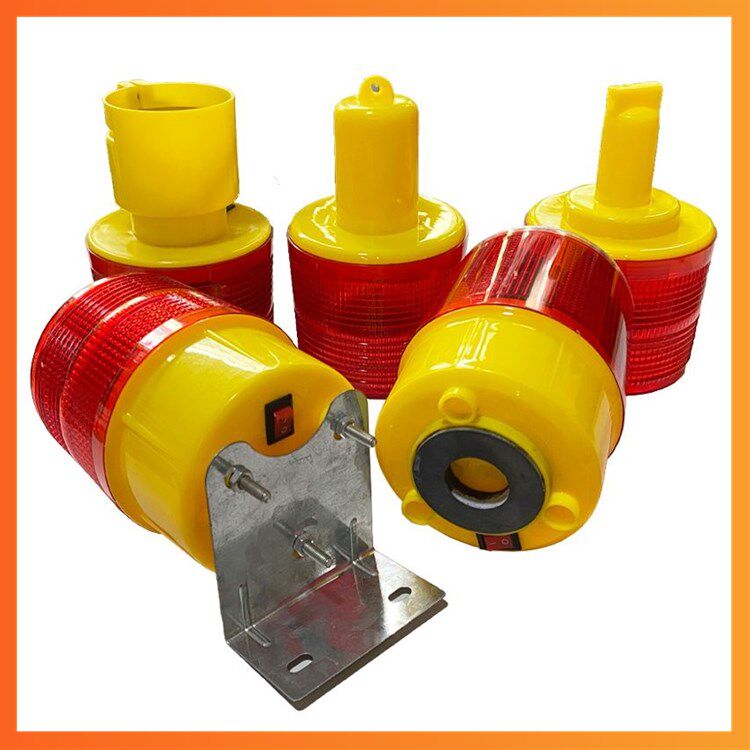 Pizza Warning Light LED Traffic Warning Light Roadblock Construction Light Automatic Induction Flash Warning Light at night