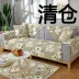 Xingchen Bắc Âu vải bông đệm đệm chống trượt đơn giản bốn mùa phổ quát khăn sofa bao gồm cung cấp giải phóng mặt bằng đặc biệt - Ghế đệm / đệm Sofa