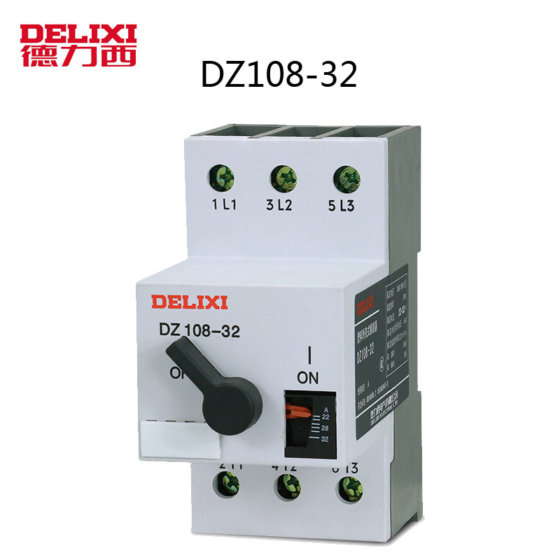 Dresi motor protection breaker DZ108-32 open and close motor protection switch 32A