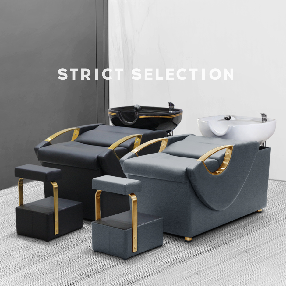 Hairdress shop hair washing hair, hair care salon special half-lying hair gallery brewer ceramic basin with water heater manufacturers direct sales