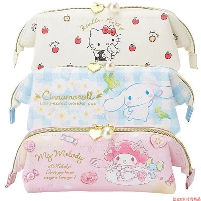 New cartoon Melody Laurel dog student stationery pencil bag makeup storage bag School supplies pencil bag