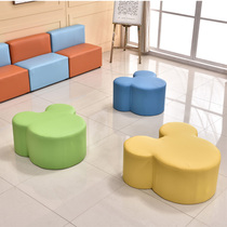New custom kindergarten early education irregular sofa special-shaped soft bag sofa stool Mickey cartoon childrens special-shaped stool