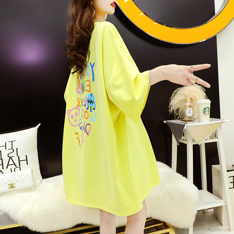 Pregnancy Maternity Dress Summer Suit Foreign Dress 2022 New Internet Red Tides Mother Out Summer Clothing Blouse Short Sleeve Summer T-Shirt