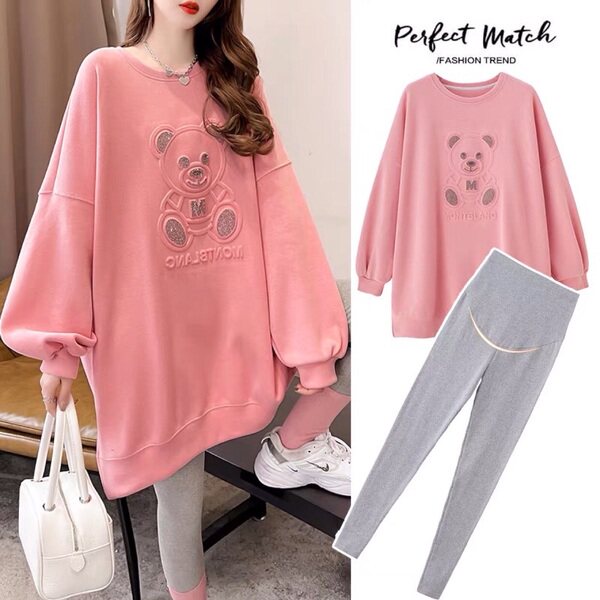 Advanced feeling maternity suit spring fashion 2022 spring and autumn new coat net red Korean loose sweater