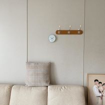 ins new products custom ~ fa-style retro clothes hanger solid wood irons clothes hook cloakhat rack photo props