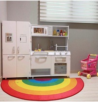 ins custom fruit rainbow ground cushion footbed door cushion children ground mat decorative cushion childrens clothing décor décor mat carpets