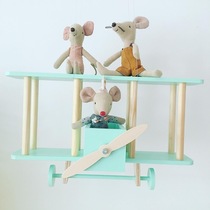 ins decoration Nordic style aircraft rack ornaments storage box childrens room childrens clothing store wall decoration