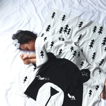 Baby ins new wool blanket childrens air conditioning blanket cotton knitted blanket for boys and girls kindergarten cover blanket childrens blanket