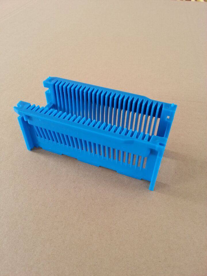 2PP cleaning flower basket silicon wafer flower basket cleaning rack silicon wafer carrier Blue wafer basket