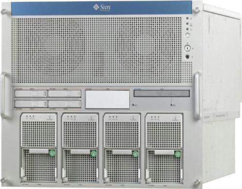 SUN M5000 8 dual-core processor 128GB memory hard disc 600GB x 2 power supply with test