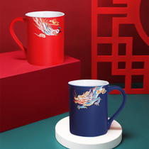 Wedding ceramic mouthwash Cup tooth cylinder set couple toothbrush cup wash cup a pair of creative dowry supplies