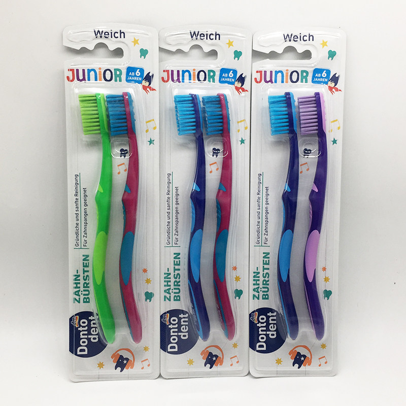 Imported children's soft bristle toothbrush over 6 years of age tooth replacement period 3-7-8-9-year-old baby 10-12-year-old child Primary school student