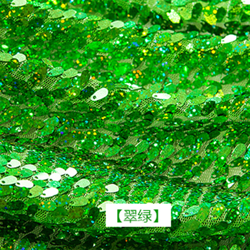 Green Melon SeedsMelon seed slice Sequins Sequins tablecloth decorate stage Water drop Sequins cloth Clothing fabric Wedding Netting cloth