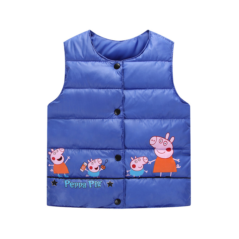 Đặc biệt hàng ngày trẻ em xuống vest cotton nam và nữ bé 3-12 áo vest trẻ em lớn mùa xuân và mùa thu áo ấm áo gile trẻ em