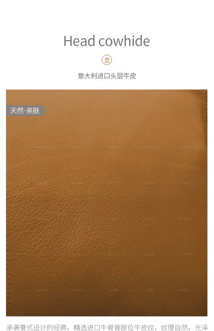 Neville lớp đầu tiên của da cao cấp sofa da căn hộ nhỏ sofa phòng khách ngành năng lượng gió Mỹ sofa sang trọng Nordic Light - Ghế sô pha ghế sopha giá rẻ