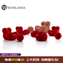 Wang Ronda BB Mao Xiaotong Chen Htongs mothers arms embroidered ball chair Lazy Man Casual Chair Single Sofa