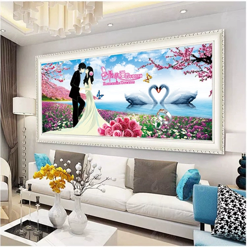 5D Diamond Diamond Full Diamond 2023 Свадебный подарок Cross Stck