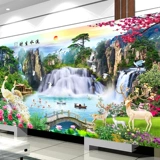 2021 Новая бриллиантовая живопись, полная бриллиантов 5D каменная ландшафтная живопись наклейки точки точка скрещивания стежков.