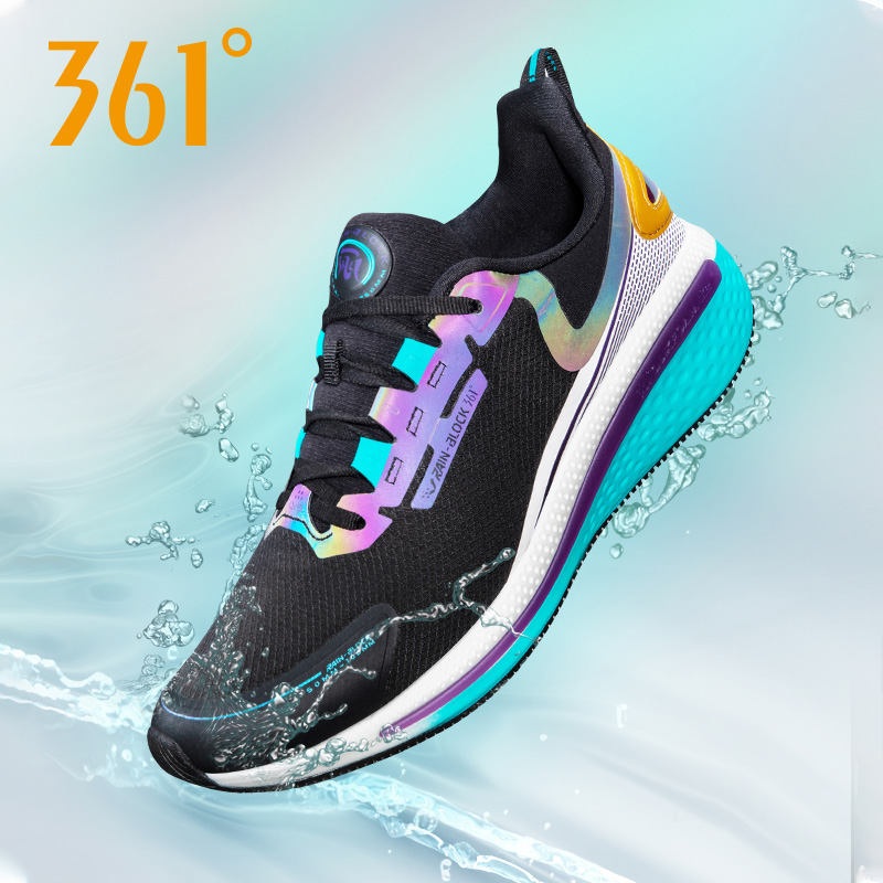 361 Skies Shoes 2022 new 361 - degree spring spring rainscreen Q - bowling running shoes male