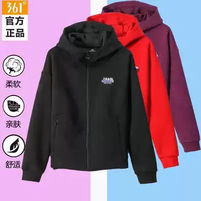 361 women sportswear set 2021 Autumn New 361 casual hooded sweatshirt sweatsuit jacket sweatpants women