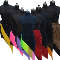 Latin dance triangle towel female adult tassel hip towel new lace tassel childrens adult Latin tassel performance suit