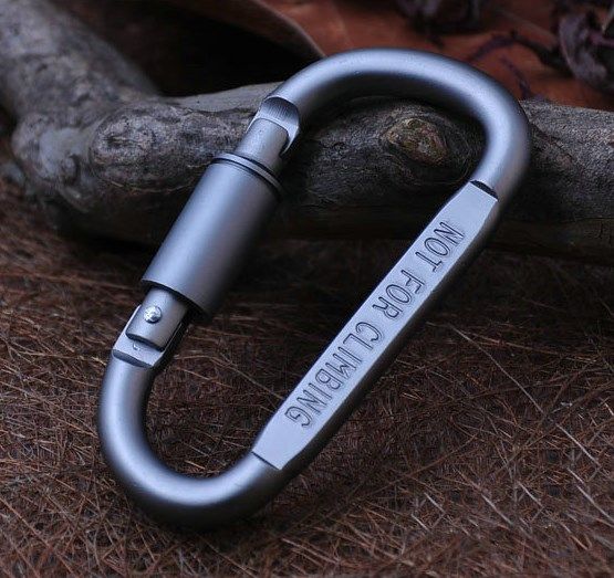 New camping trip enhanced mountaineering buckle Quick hanging buckle with hanging buckle key buckle