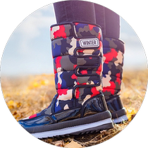 Winter low of minus 40 degrees Anti-cold snow boots Men and women High cylinder Thickened Warm Northeast Big Code Cotton Shoes Waterproof Slip