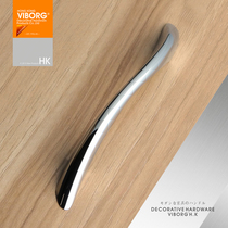 Black small handle American door handle Hong Kong cabinet wardrobe door handle Yubao cabinet drawer modern simple