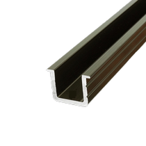 Hong Kong Yubao wooden door sliding door specially equipped with hanging sliding door lower track hanging wheel track invisible slide rail U41-A