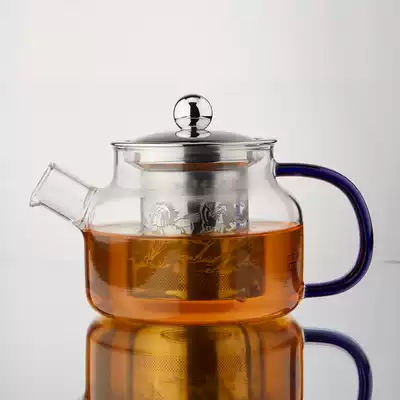 Tea cup, tea maker, household explosion-proof and heat-resistant glass teapot, Kung Fu black tea set, 304 stainless steel filter