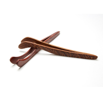 Ebony tea clip Bamboo Kung Fu tea cup clip Wooden tweezers Tea set Solid wood Mahogany clip Tea ceremony accessories